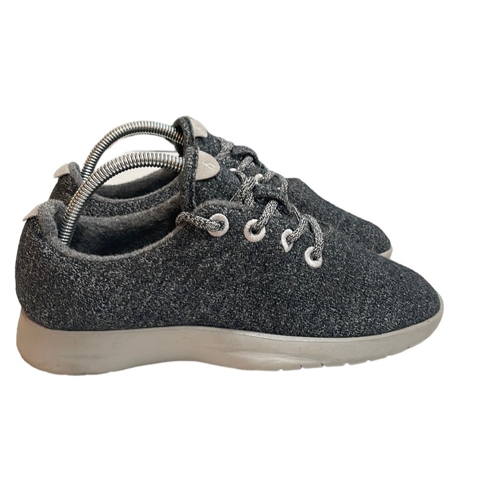 Allbirds Wool Runner Washable Charcoal Grey Light Grey Sole Women SZ 9